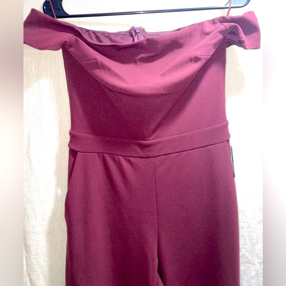 Off The Shoulder Jumpsuit - Picture 6 of 14